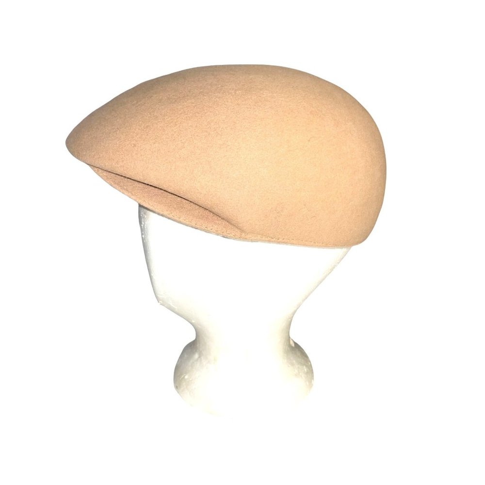 Vintage Albrizio men's beige kangol-style hat